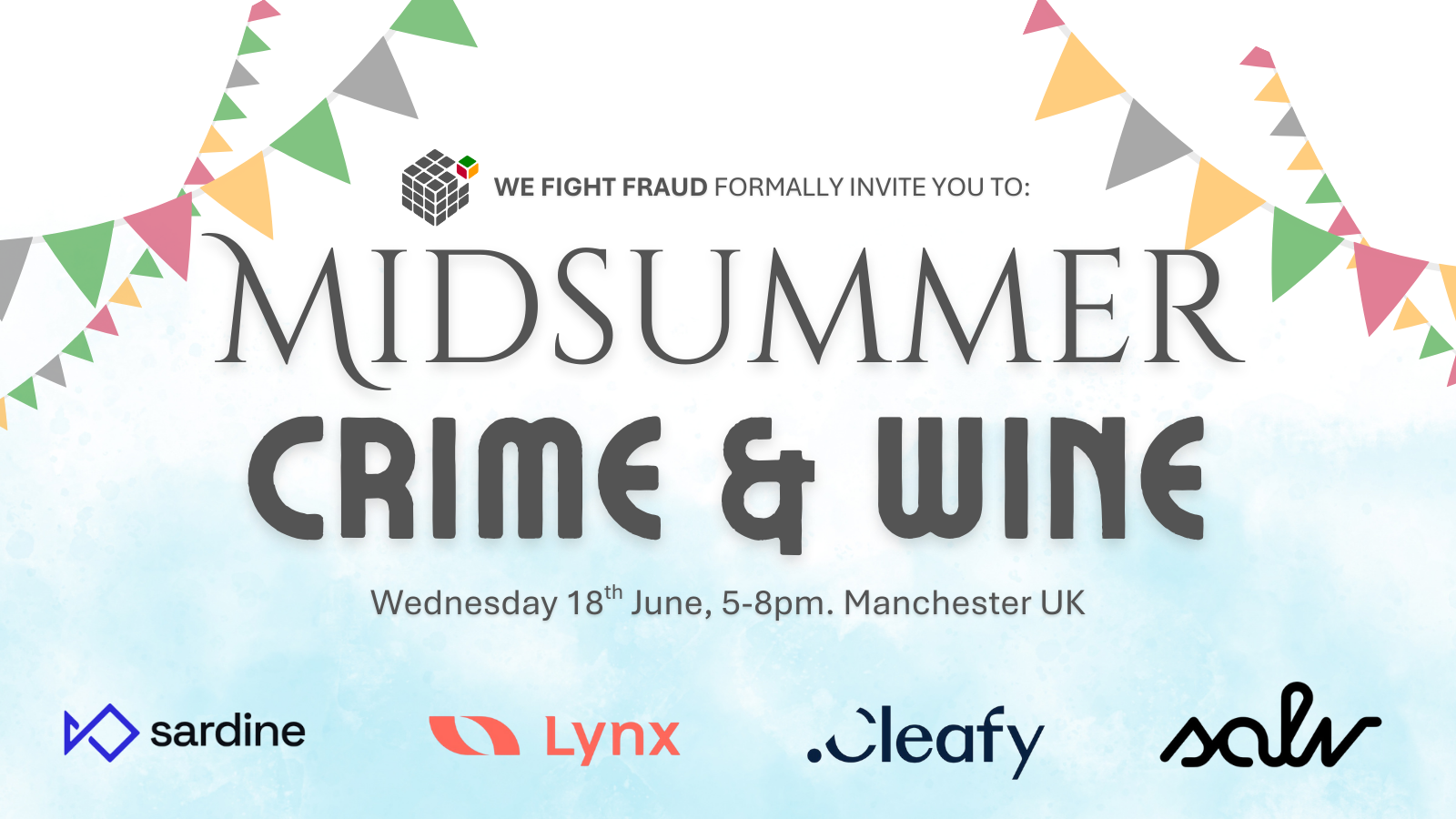 Midsummer Crime & Wine - June 18th in Manchester