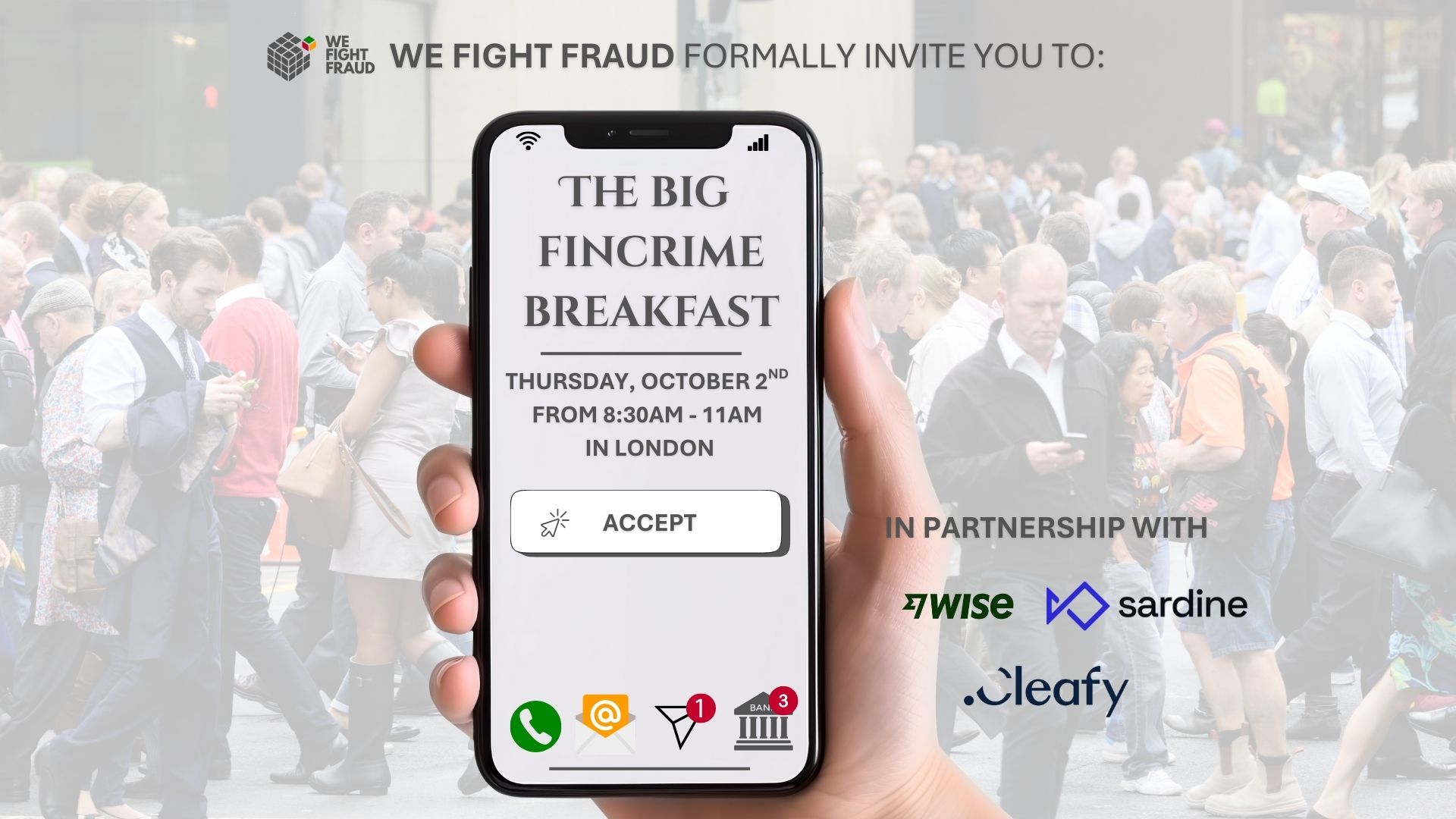The Big FinCrime Breakfast - Oct 2nd in London